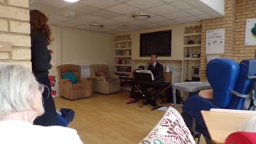Bridgend care home is alive with the sound of music